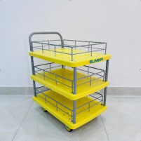 Hình ảnh Xe đẩy hàng sàn nhựa 2 tầng SUMIKA  T170-T3